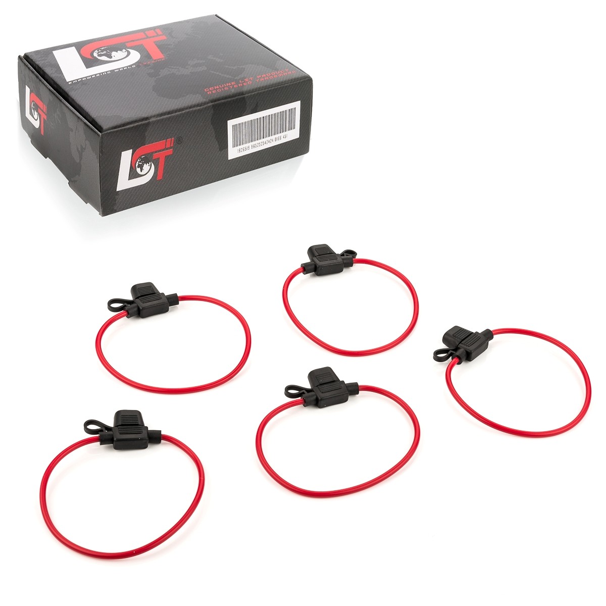 5X Fuse Holder With Flat Fuse Car 20A For SUBARU