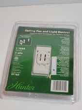 Hunter 27182 Ceiling Fan/Light Control 3-Speed Dual Slide 