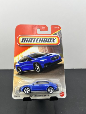 #ad #ad Matchbox 2025 Mainline 2024 Subaru WRX S4 STI Blue #31 $4.99