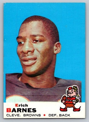 1969 Topps Erich Barnes #4 - Cleveland Browns