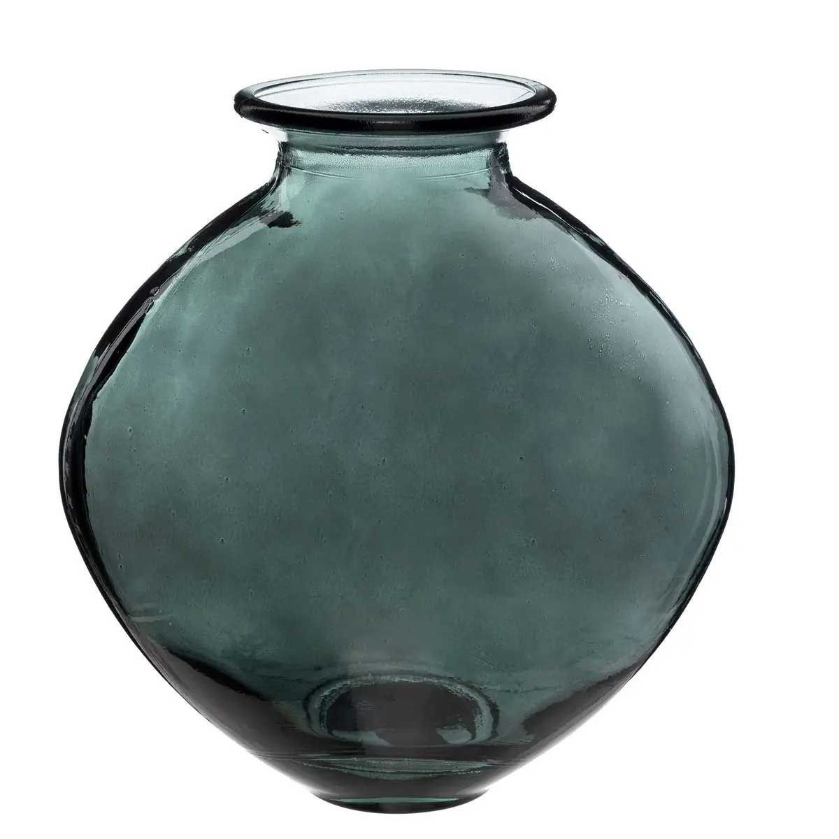 Vase vert design Candy 26cm idéal pour bouquet de fleurs sur table basse