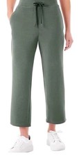 Member's Mark Women's Sandwash Wide Leg Medium Pant Green NWT Ships Free 