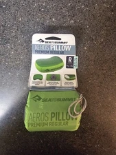 NEW Sea To Summit Areos Premium Pillow Regular Size Lime/Green Color