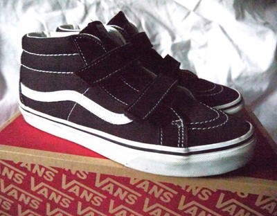 VANS OFF THE WALL High Top World´s #1 Skateboard Schuhe wie NEU 38 Velourl Klett