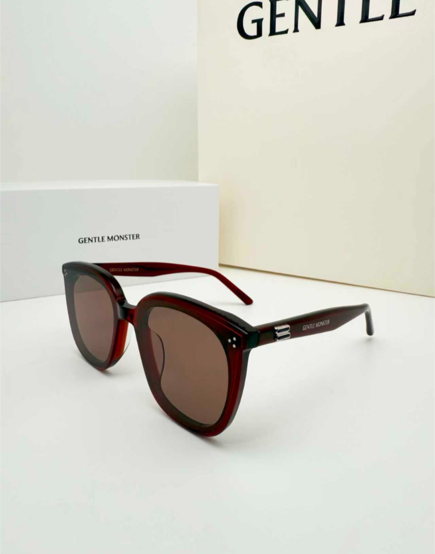 Gentle Monster Lady Lang RC3 Sunglasses Red/Brown With Case New | eBay