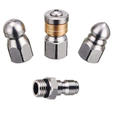 #ad Sewer Jetter Nozzle for Pressure Washer Stainless Steel Drain Cleaning Tips ... $36.13