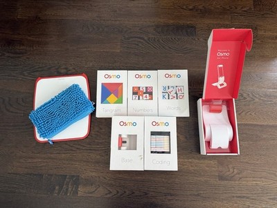 Osmo Learning Bundle - Base, Words, Numbers, Tangram, Coding, Creative Board -