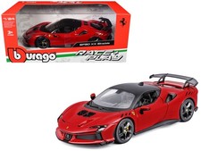 Ferrari SF90 XX Stradale Red with Black Top "Race and Play" Series 1/24