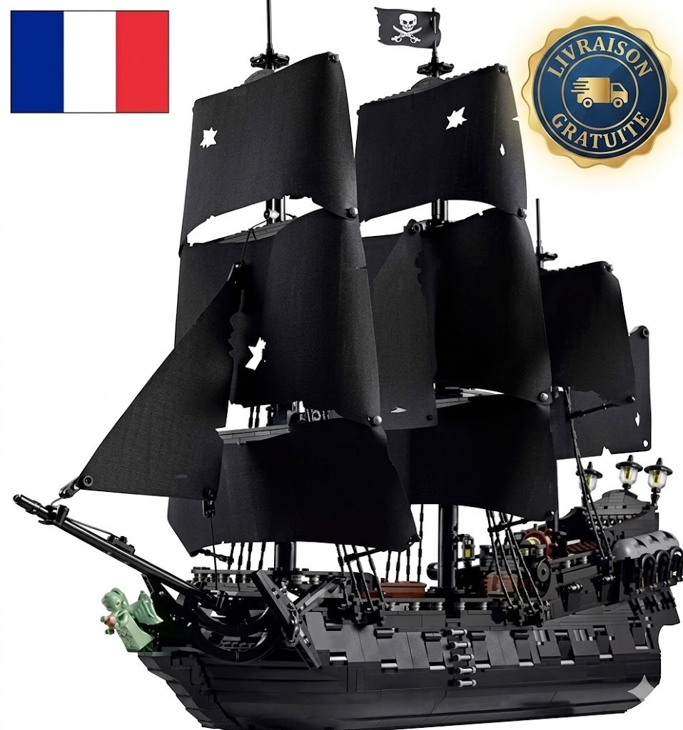 Voilier pirate blocs de construction 2862 pièces jeu enfant maquette
