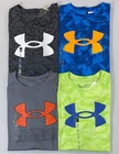 Boy's Youth Under Armour Loose Fit Tech Printed Short Sleeve Shirt NEW