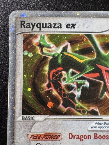 Rayquaza ex 102/107 EX Deoxys Pokemon Tarjeta Holo Lámina Raro HP - Imagen 3 de 12