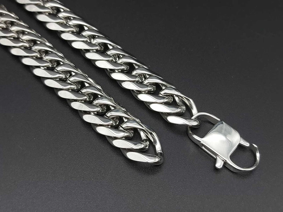 XXL Panzerkette Edelstahl 19 mm Stainless Steel Hochwertig Halskette Massiv NEU - Bild 2 von 4