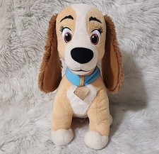 Disney Lady and the Tramp Lady Puppy Dog 11" Plush Stuffed Animal Toy