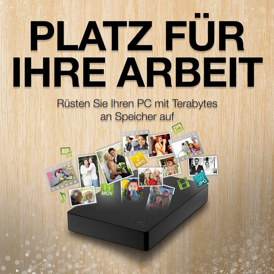 Seagate Expansion 5TB tragbare externe Festplatte, 2.5 Zoll, USB 3.0, inkl. 2 - Bild 3 von 4