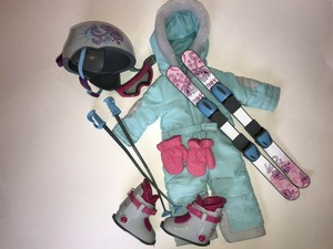 american girl ski set