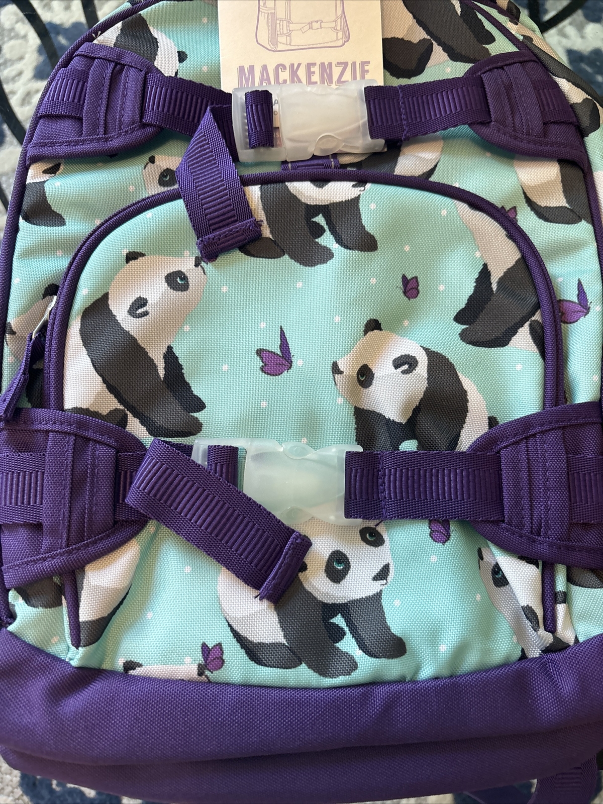 PONY ZAINO scuola fienile ceramica Disney cuore panda ? ragazza farfalla regalo VIAGGIO.