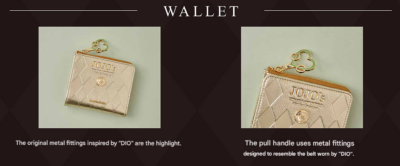 Samantha Vega Dio Brando JoJo's Bizarre Adventure heartbag Wallet