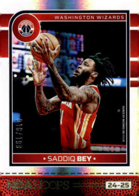 Saddiq Bey 2024-25 Panini Hoops /199 Premium Box Set B1 #54 NBA Wizard ID:128978