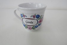 Kaffeetasse - Henkelbecher mit Namen  * Gerda *   Shabby Chic -  Vintage
