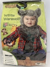 Spirit Halloween INFANT 12-18 MONTHS WITTLE WEREWOLF Halloween Costume