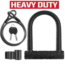 Heavy Duty Bike U Lock Anti-theft Cycling Mot...