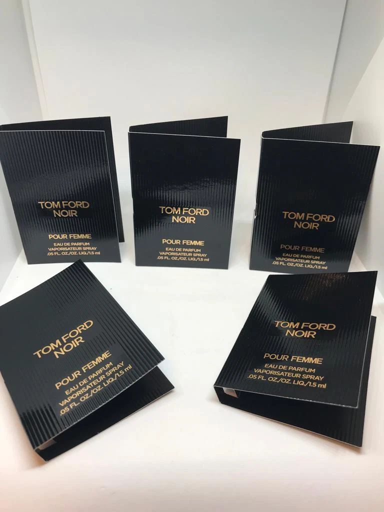 5 X Tom Ford Noir Women s edp Spray 0.05 oz Vials Travel Spray New