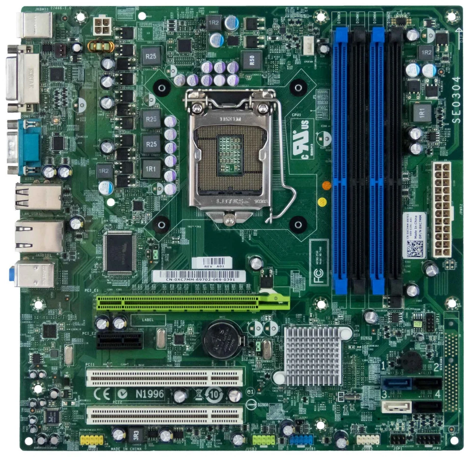 Dell 0XC7MM LGA1156 4x DDR3 Motherboard For Precision T1500 - Image 2 of 3
