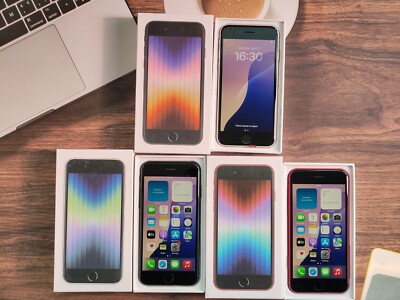 Neu Apple iPhone SE 3rd Gen 2022 5G 64/128/256GB Ohne Vertrag Smartphone