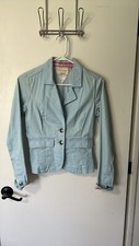 Womens Blue Blazer Jacket