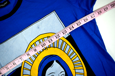 Vintage Dolce Gabbana T-Shirt Size XS/S Womens Pop Art Virgin Mary