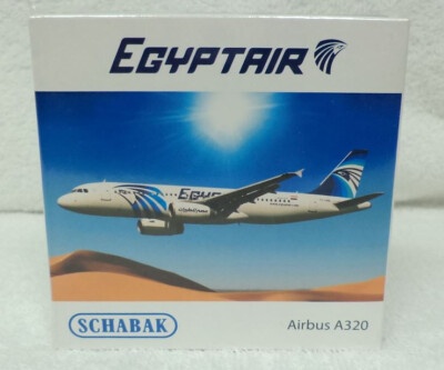 SCHABAK 40 355 1597 Airbus A320 EGYPTAIR volledig nieuw in gesealde verpakking