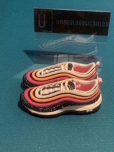 pink purple and orange air max 97