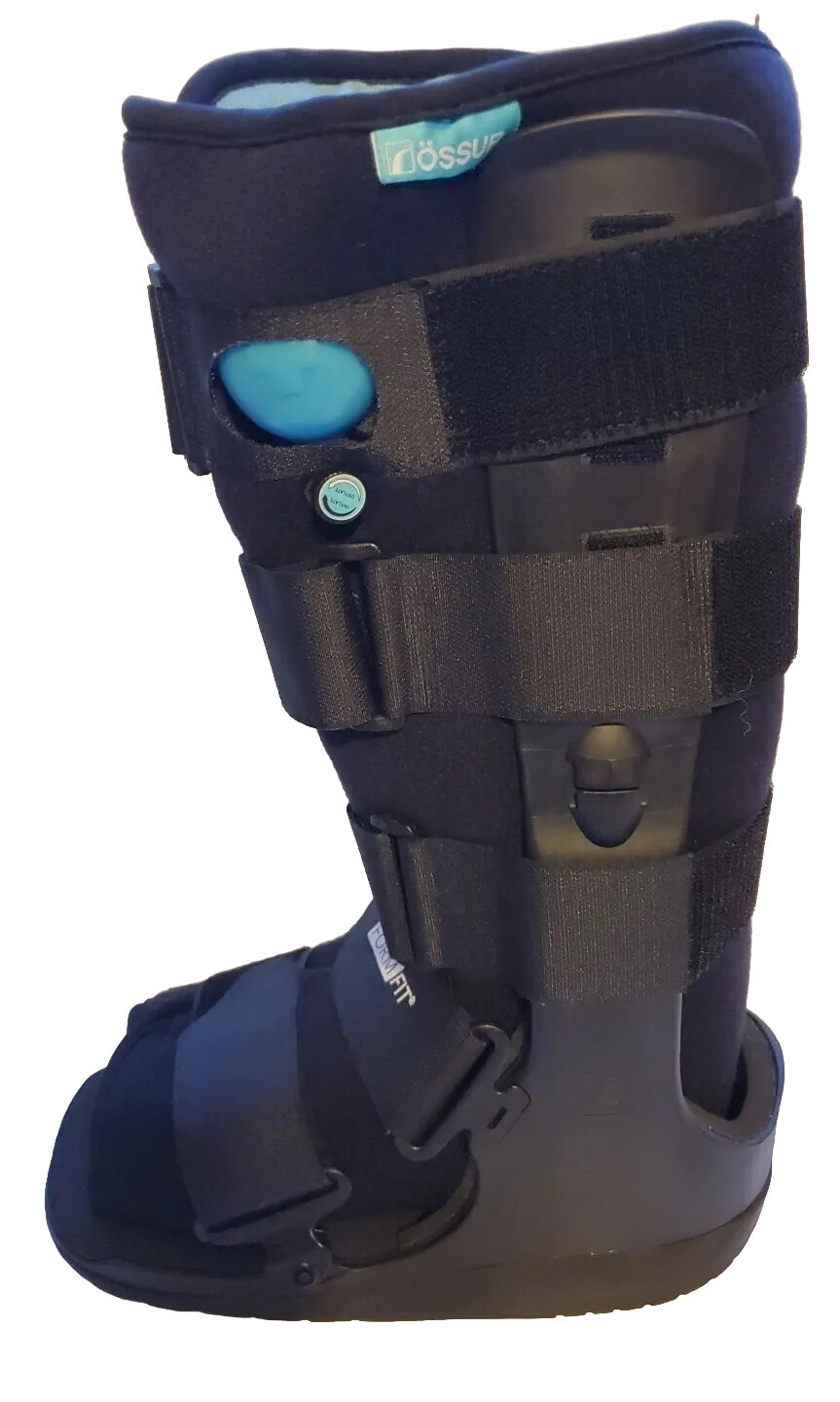 Ossur Rebound Air Walker Form Fit Walking Boot Post Surgery Foot Size ...