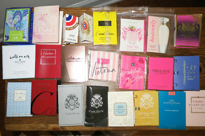 lot 20 Ladies Victoria's Secret Tocca Romance Juicy PERFUME Cologne TRAVEL VIALS