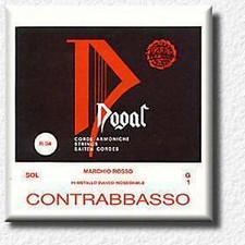 DOGAL R 34 ROSSA LA CORDA SINGOLA x C/BASSO MUTE PER STRUMENTI DI LIUTERIA