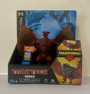 Monsterverse Godzilla Titan Tech Transforming Rodan Figure 2023 Playmates Toy 