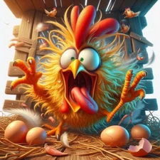 Chicken Diamond Painting Kits for Adults, DIY Henhouse Diamond Art Kits for Begi