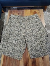 Levi's Cargo Shorts Men's 36 Brown Camo Relaxed Fit