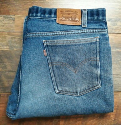 LEVI'S VINTAGE 547 SZ 40 (37W×26.5L) STRAIGHT GOLD TAB LEATHER TAG