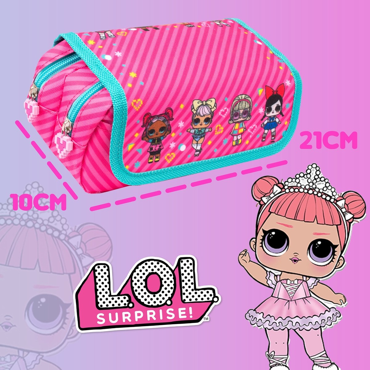 Dolls School Backpack Personalised Lol Backpack LOL Large Pencil