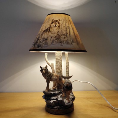 wolf floor lamp