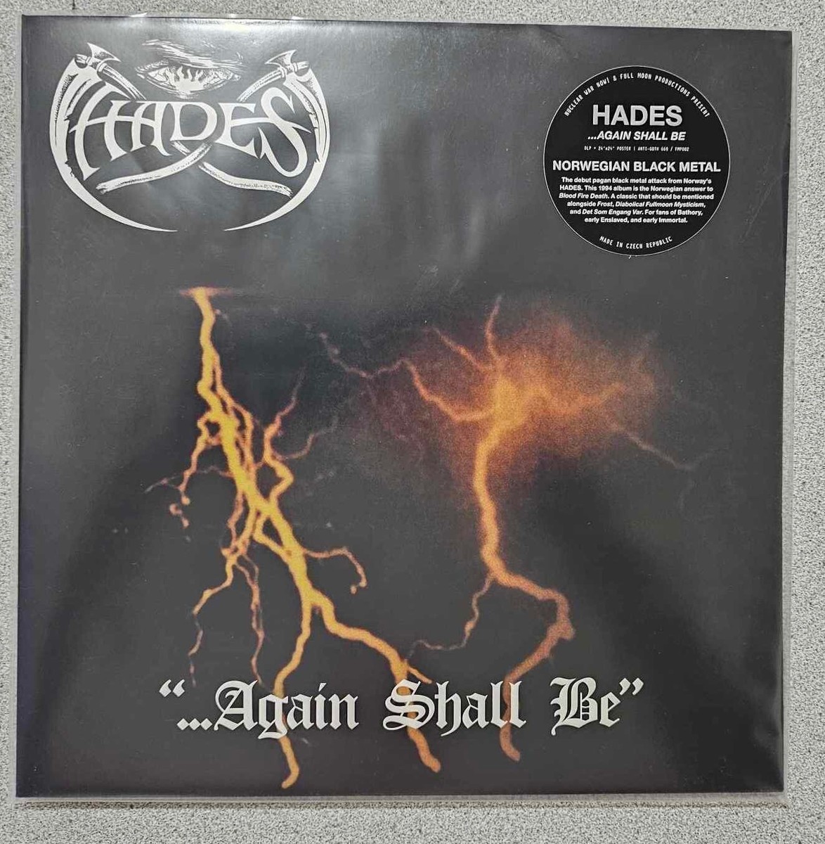HADES-...AGAIN SHALL BE-DOUBLE LP-VINYL-COLOR BLACK-metal | eBay