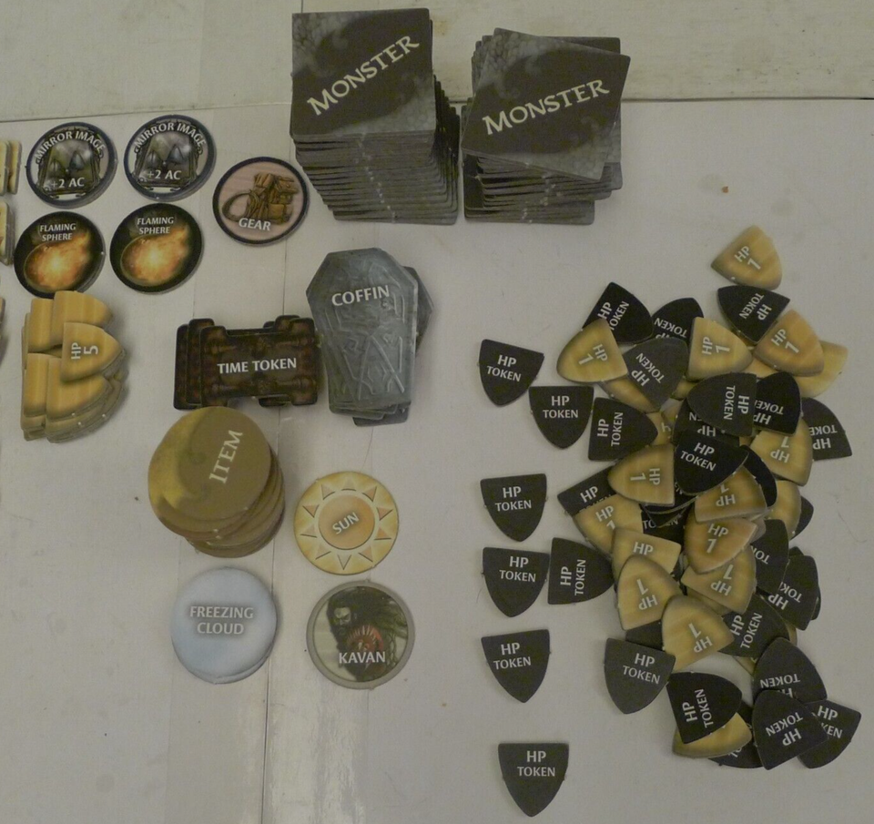 Dungeons & Dragons Castle Ravenloft Board Game Game Pieces