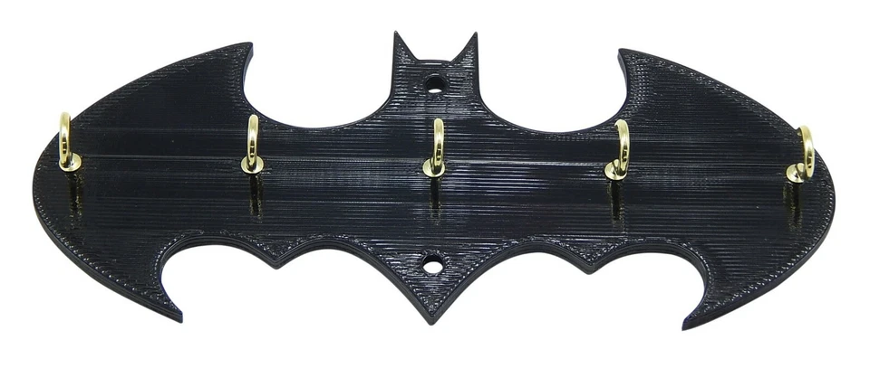 Retro Batman Dark Knight Key Rack Holder Hanger Entryway Organization Wall Hooks - Image 4 of 4