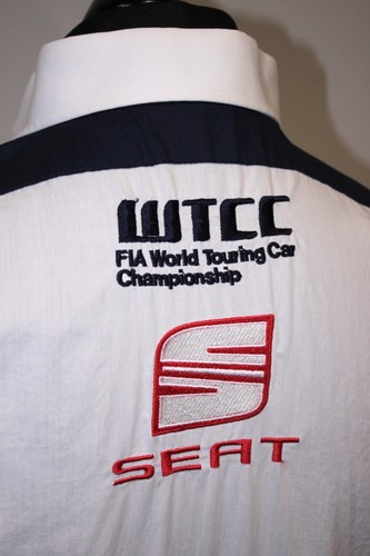 FIA World Touring Car Championship mens Monroe Racing shirt Seat Size L - Picture 6 of 7