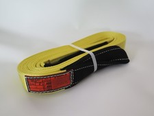 Web Sling, Recovery Strap 18 ft x 2 in with Wrapped Eyes Stren-Flex Made in USA
