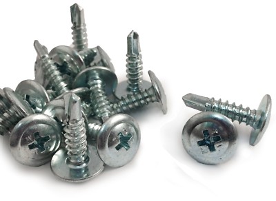 100x TIMCO WAFERKOPF SELBSTBOHREND TEK SCHRAUBE ZINK 4,2 x 13,5mm 16mm 19mm 25mm