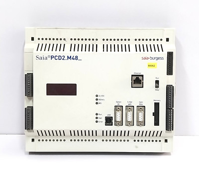 SAIA-BURGESS PCD2.M487 PROGRAMMIERBARE STEUERUNG 24VDC (KLEINER RISS AM FRONT...