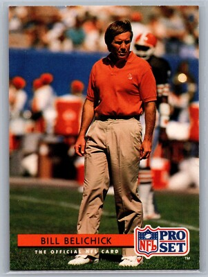 #ad #ad 1992 Pro Set FACT Mobil #144 Bill Belichick $0.99
