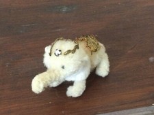 ARA Austria elephant Wool Chenille Stem Toy Figure 1 1/2” tall 1960s Vtg